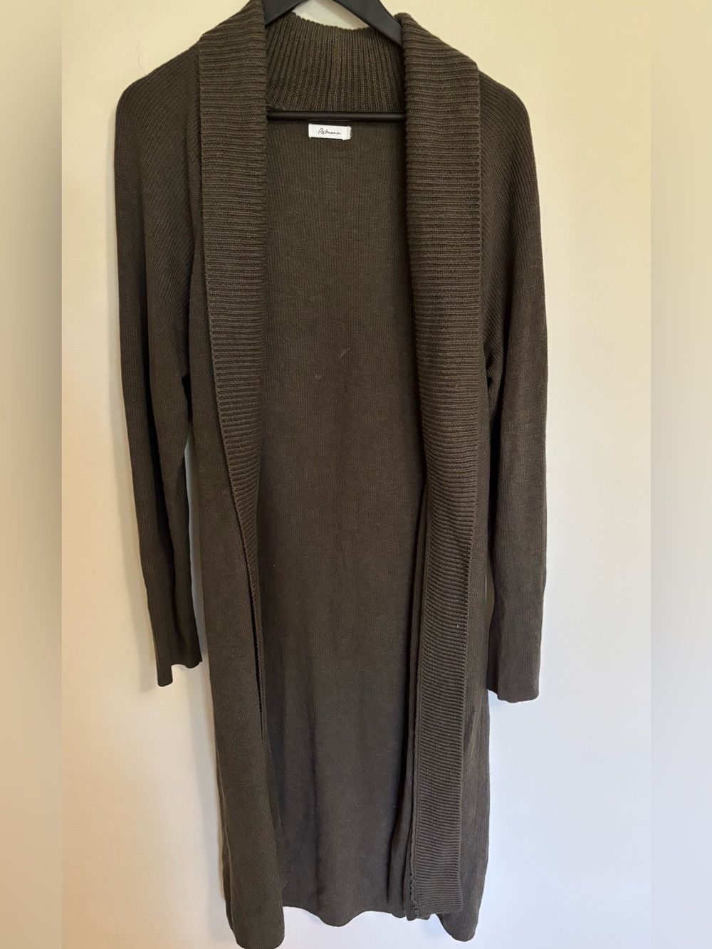 Plus size Long Open-Front Women's Duster Cardigan Sweater